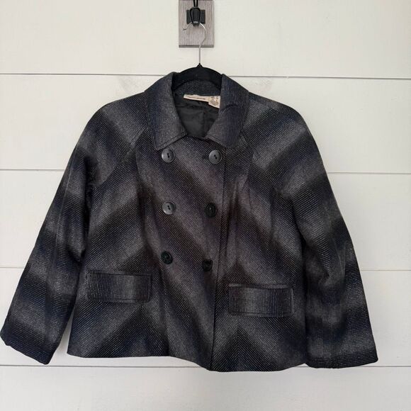 DKNY Jeans Women’s Small Gray Black Jacket Blazer - Picture 1 of 6